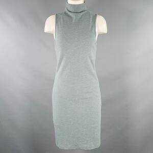 JOHN ELLIOTT Size S Hokkaido Boucle Milk Grey Nylon Wool Sleeveless Dress